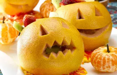 Calabaza Frutal para Halloween Calabaza Frutal para Halloween