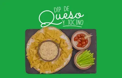 Dip de queso y tocino Dip de queso y tocino