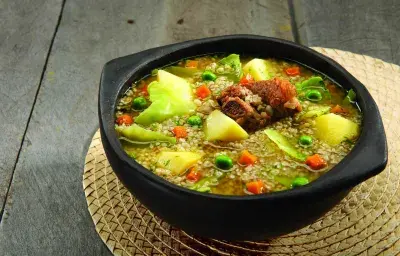 Sopa de Arroz de Cebada Sopa de Arroz de Cebada