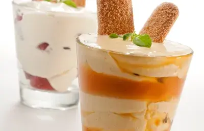 Tiramisú de maracuyá Tiramisú de maracuyá