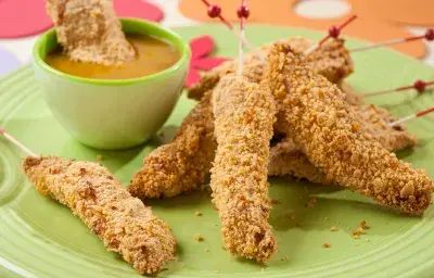 Dedos de Pollo con Mostaza Dulce Dedos de Pollo con Mostaza Dulce