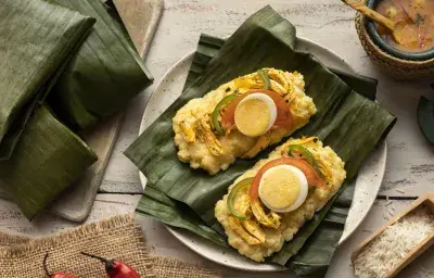 Tamal de Arroz Bajo en Sodio