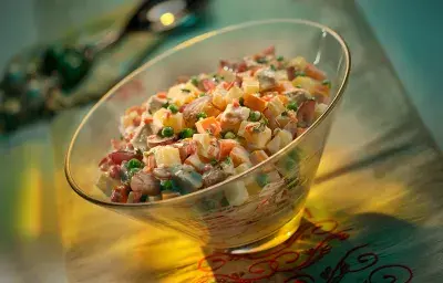 Ensalada de Papas con Pollo Uvas Ensalada de Papas con Pollo Uvas