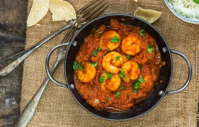 Camarones al Curry Camarones al Curry