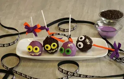 Cake pops monstruo Cake pops monstruo