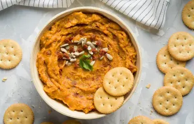 Cremoso de calabaza con tomates secos Cremoso de calabaza con tomates secos