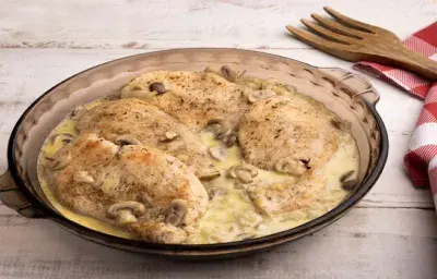 Pollo con Chanpiñones Navideño Pollo con Chanpiñones Navideño