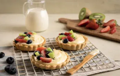 Tartaletas de Fruta y Crema Pastelera