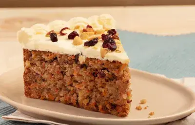 Receta rápida Cake de zanahoria Nature's Heart Receta rápida Cake de zanahoria Nature's Heart