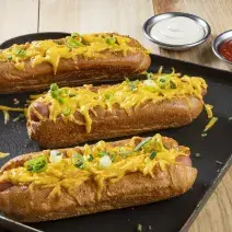 Hot Dog de Queso con Grill