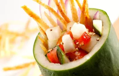 Ensalada de pepinos Ensalada de pepinos