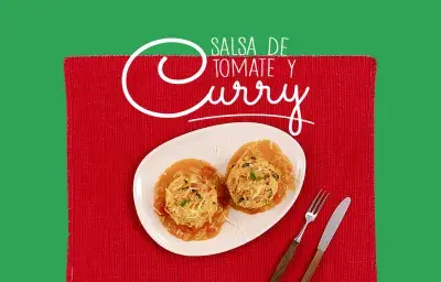 Salsa de tomate y curry Salsa de tomate y curry
