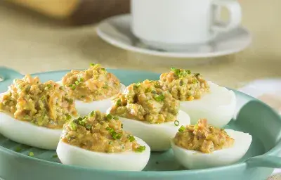 Huevos Endiablados al BBQ Huevos Endiablados al BBQ
