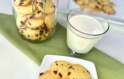 galletas de maicena con chispas de chocolate