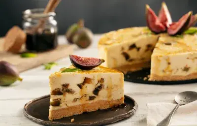 Cheesecake de Higos confitados Cheesecake de Higos confitados