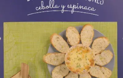 Dip de Champiñones cebolla y espinaca Dip de Champiñones cebolla y espinaca