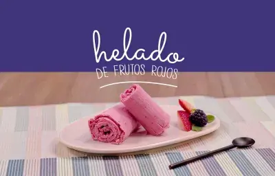 Helado de frutos rojos Helado de frutos rojos