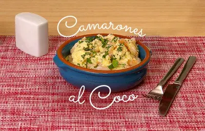 Sopa de camarón con coco Sopa de camarón con coco