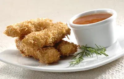 Dedos de Pollo con Coco Dedos de Pollo con Coco
