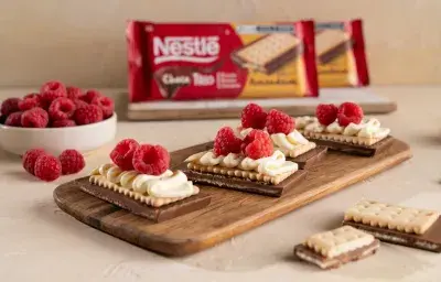Mini cheesecake Chocotrio
