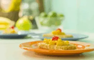Bizcochitos de durazno y banano Bizcochitos de durazno y banano