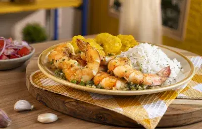Encocado de langostinos