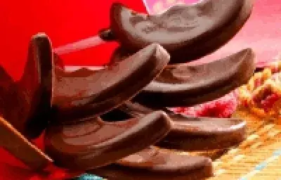 Chupetes de chocolate