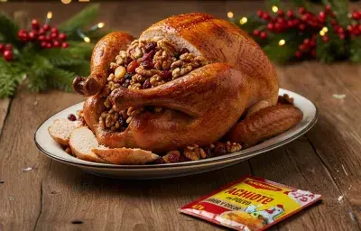 Relleno para pavo navideño