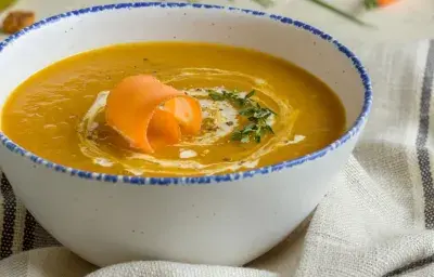 Crema de zanahoria y jengibre