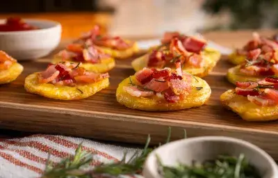 Papas con tocino mundialistas