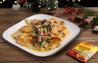 Pechuga de pavo navideña