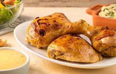 Muslos y piernas de Pollo al Horno