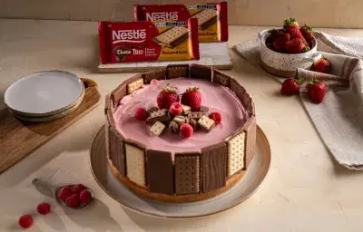 Torta helada con Chocotrio