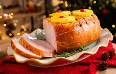 Jamon de cerdo navideño