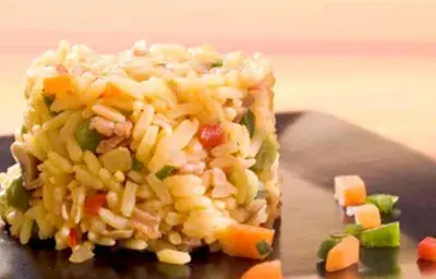 Deliciosa receta saludable de arroz