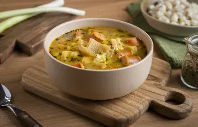 Sopas ecuatorianas mote pata