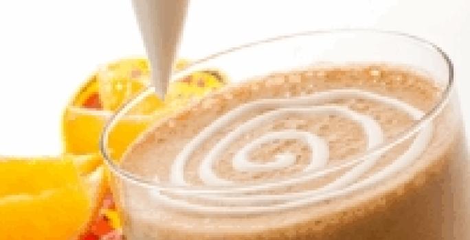 Café helado de naranja
