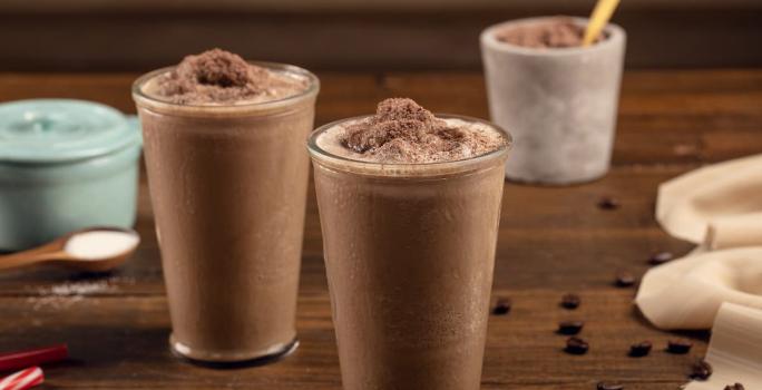 Mokaccino frappeado sin lactosa