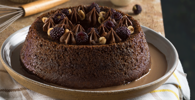 Torta húmeda de chocolate