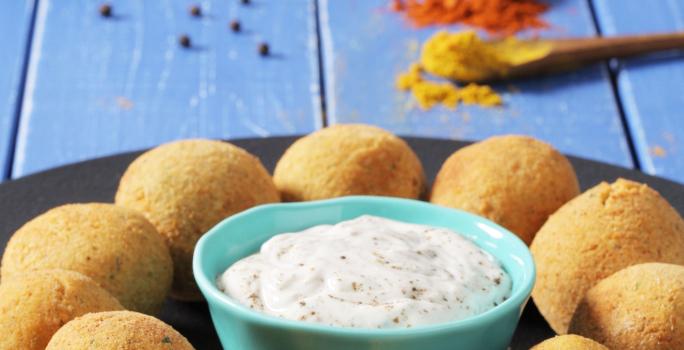 Falafel con Salsa de yoghurt al Ajo