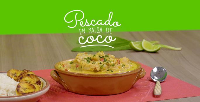 Pescado en salsa de coco