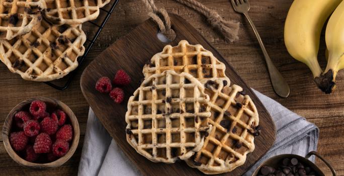 Waffles de Chocobanana