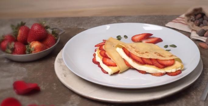 Delicioso postre fácil de crepes