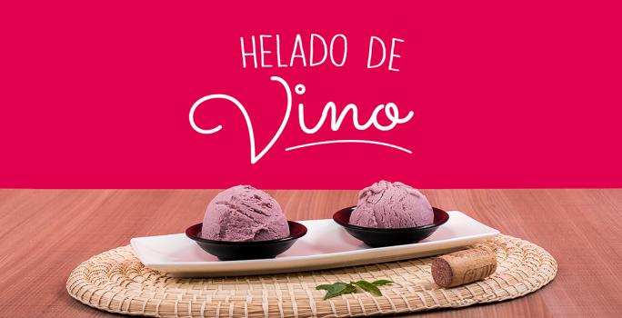 Helado de vino