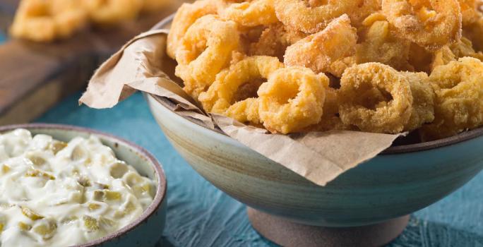 Calamares con salsa tártara