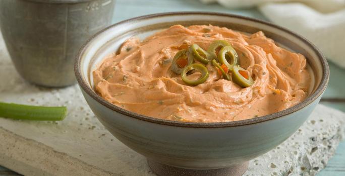 Dip de tomate y aceitunas