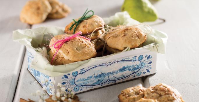 Galletas de pera con canela