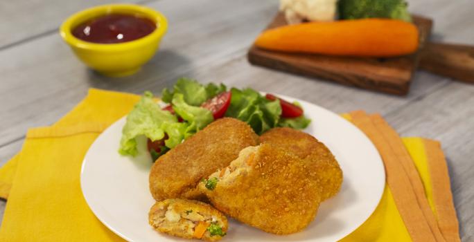 Nuggets con bits de verduras