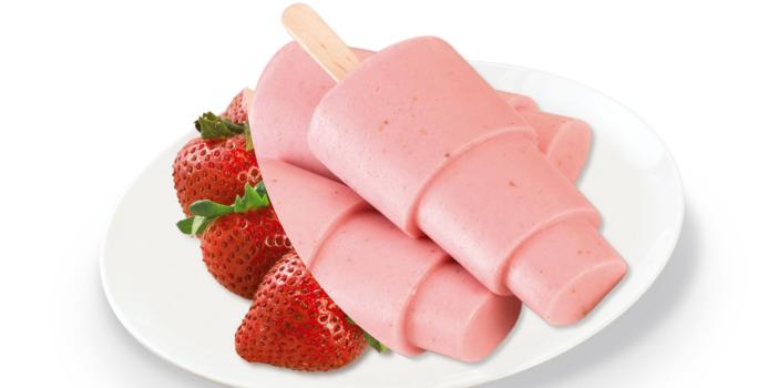 Paletas de fresa