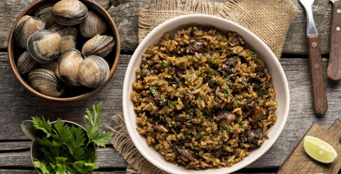 Meloso de Arroz con Concha